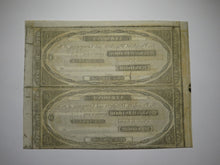 Load image into Gallery viewer, $1 18__ Windsor Vermont VT Obsolete Currency Uncut Bank Sheet Notes UNC++