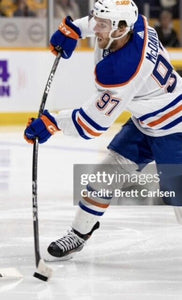 2022-2023 Connor McDavid Edmonton Oilers NHL Game Worn Hockey Socks! 4 Points!