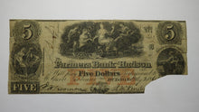 Load image into Gallery viewer, $5 1861 Hudson New York NY Obsolete Currency Bank Note Bill Hudson Farmers Bank