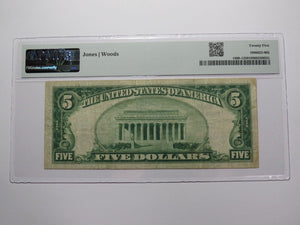 $5 1929 Montour Falls New York National Currency Bank Note Bill #10497 VF25 PMG
