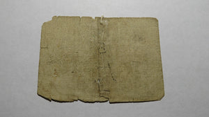 1771 Two Shillings Six Pence North Carolina NC Colonial Currency Note Bill 2s6d