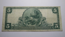 Load image into Gallery viewer, $5 1902 Cranbury New Jersey NJ National Currency Bank Note Bill! Ch. #3168 RARE!