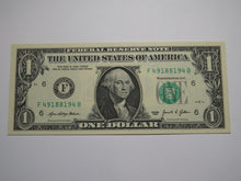 Load image into Gallery viewer, $1 2021 Radar Serial Number Federal Reserve Currency Bank Note Bill UNC 49188194