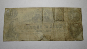$10 1858 Augusta Georgia GA Obsolete Currency Bank Note Bill! Bank of Augusta
