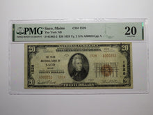 Load image into Gallery viewer, $20 1929 Saco Maine ME National Currency Bank Note Bill Charter #1528 VF20
