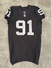 Load image into Gallery viewer, 2013 Jack Crawford Oakland Raiders Game Used Worn Football Jersey Justin Tuck