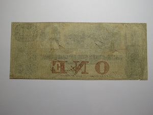 $1 1861 Charleston South Carolina SC Obsolete Currency Bank Note Bill Bank of SC