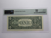 Load image into Gallery viewer, $1 2003 Radar Serial Number Federal Reserve Currency Bank Note Bill PMG UNC66EPQ