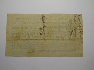 1781 Connecticut Pay Table Office Colonial Currency Note Bill! Wadsworth/Mosley