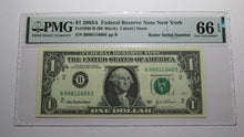 Load image into Gallery viewer, $1 2003 Radar Serial Number Federal Reserve Currency Bank Note Bill PMG UNC66EPQ