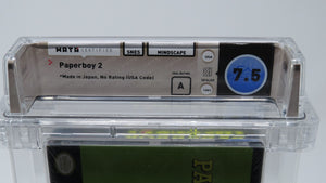 New Paperboy 2 Super Nintendo Factory Sealed Video Game Wata 7.5 Graded A Seal!