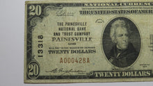 Load image into Gallery viewer, $20 1929 Painesville Ohio OH National Currency Bank Note Bill Ch. #13318 FINE+