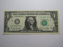 Load image into Gallery viewer, $1 2021 Radar Serial Number Federal Reserve Currency Bank Note Bill UNC 37788773
