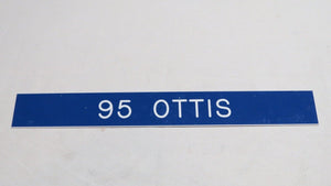 1994 Brad Ottis Los Angeles Rams Game Used NFL Locker Room Nameplate! Wayne St.