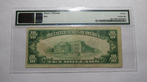 $10 1929 Quaker City Ohio OH National Currency Bank Note Bill Ch. #1989 VF PMG