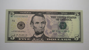 4 $1-$5-$5-$20 Matching Consecutive Serial Numbers Federal Reserve Bank Notes