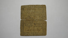 Load image into Gallery viewer, 1772 Three Pence Pennsylvania PA Colonial Currency Bank Note Bill RARE ISSUE 3d