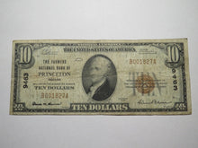 Load image into Gallery viewer, $10 1929 Princeton Indiana IN National Currency Bank Note Bill Ch. #9463 FINE