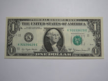 Load image into Gallery viewer, $1 1977 Radar Serial Number Federal Reserve Currency Bank Note Bill UNC 92699629