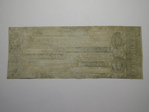 $5 18__ Windsor Vermont VT Obsolete Currency Bank Note Bill Remainder Rare UNC