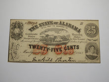 Load image into Gallery viewer, $.25 1863 Montgomery Alabama AL Obsolete Currency Bank Note Bill Uncirculated++