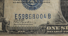 Load image into Gallery viewer, $1 1928 Funny Bank Silver Certificate Currency Bank Note Bill -Inking Error
