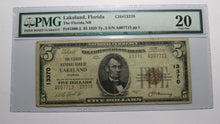 Load image into Gallery viewer, $5 1929 Lakeland Florida FL National Currency Bank Note Bill Ch. #13370 VF20 PMG
