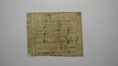 1760 Twenty Shillings North Carolina NC Colonial Currency Note Bill! RARE 20s!
