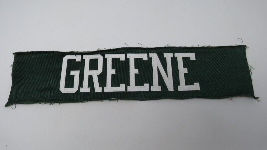 2011 Shonn Greene New York Jets Game Used Issued Football Jersey Nameplate