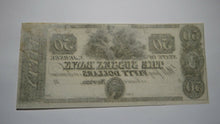 Load image into Gallery viewer, $50 18__ Newton New Jersey NJ Obsolete Currency Bank Note Remainder Bill UNC++