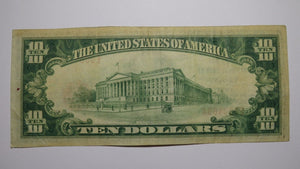 $10 1929 Lenox Iowa IA National Currency Bank Note Bill Charter #5517 Very Fine