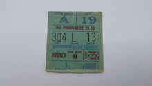 Load image into Gallery viewer, March 9, 1969 New York Rangers Vs. Montreal Canadiens NHL Hockey Ticket Stub