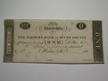 Load image into Gallery viewer, $1 181_ Hulme Ville Pennsylvania Obsolete Currency Bank Note Philadelphia UNC++