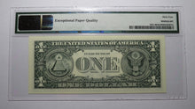 Load image into Gallery viewer, $1 1995 Radar Serial Number Federal Reserve Currency Bank Note Bill PMG UNC64EPQ
