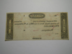 $1 18__ Worthington Ohio OH Obsolete Currency Bank Note Erza Griswold UNC++