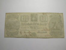 Load image into Gallery viewer, $10 1837 Manchester Michigan MI Obsolete Currency Bank Note Bill! Bank of Man
