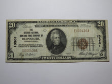 Load image into Gallery viewer, $20 1929 Blossburg Pennsylvania PA National Currency Bank Note Bill Ch #13381 VF