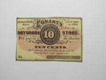Load image into Gallery viewer, $.10 1863 Provincetown Massachusetts Obsolete Currency Bank Note Bill Conant&#39;s