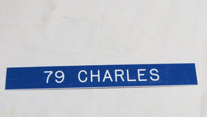 1995 Charles #79 St. Louis Rams Game Used NFL Locker Room Nameplate Los Angeles