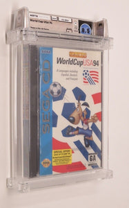 World Cup USA '94 Soccer Sega CD Factory Sealed Video Game Wata 8.5 B+ Graded 