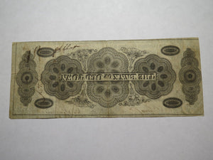 $5 1837 Orono Maine ME Obsolete Currency Bank Note Bill The Bank of Old Town