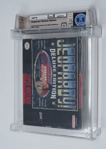 Jeopardy! Deluxe Edition Super Nintendo SNES Sealed Video Game Wata Graded 8.5 A