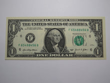 Load image into Gallery viewer, $1 2021 Radar Serial Number Federal Reserve Currency Bank Note Bill UNC 65488456