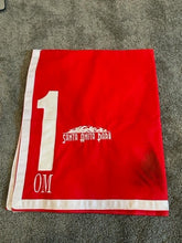 Load image into Gallery viewer, 2016 OM Frank E. Kilroe Mile Stakes G1 Race Used Worn Saddle Cloth Santa Anita