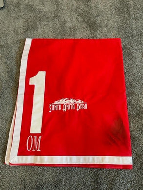 2016 OM Frank E. Kilroe Mile Stakes G1 Race Used Worn Saddle Cloth Santa Anita