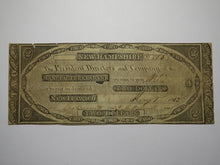 Load image into Gallery viewer, $2 1843 New Ipswich New Hampshire Obsolete Currency Bank Note Bill Manufacturers