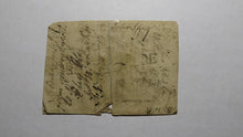 Load image into Gallery viewer, 1761 Ten Shillings North Carolina NC Colonial Currency Note Bill 10s RARE ISSUE