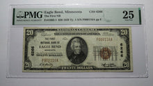 Load image into Gallery viewer, $20 1929 Eagle Bend Minnesota MN National Currency Bank Note Bill #6266 VF25 PMG