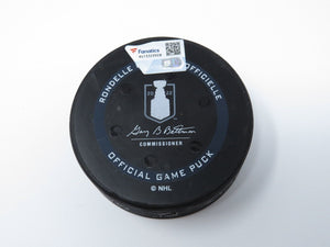 2022 Edmonton Oilers Vs. Colorado Avalanche Game 3 WCF Playoff Game Used Puck