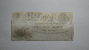 $.10 1852 Jordanville New York NY Obsolete Currency Bank Note Bill P.P. Hyde CU+